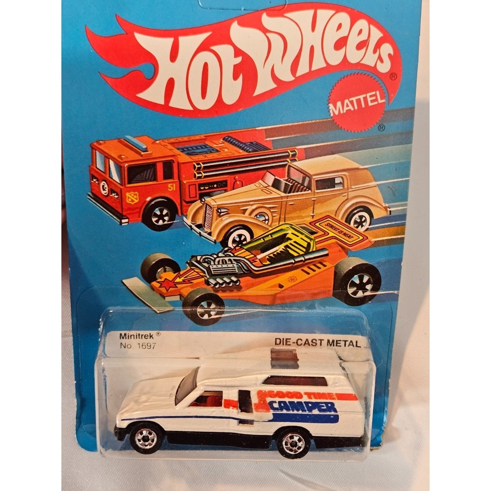 Hot Wheels 1982 Minitrek 1697 Good Time Camper Blackwall Original Packaging Nice